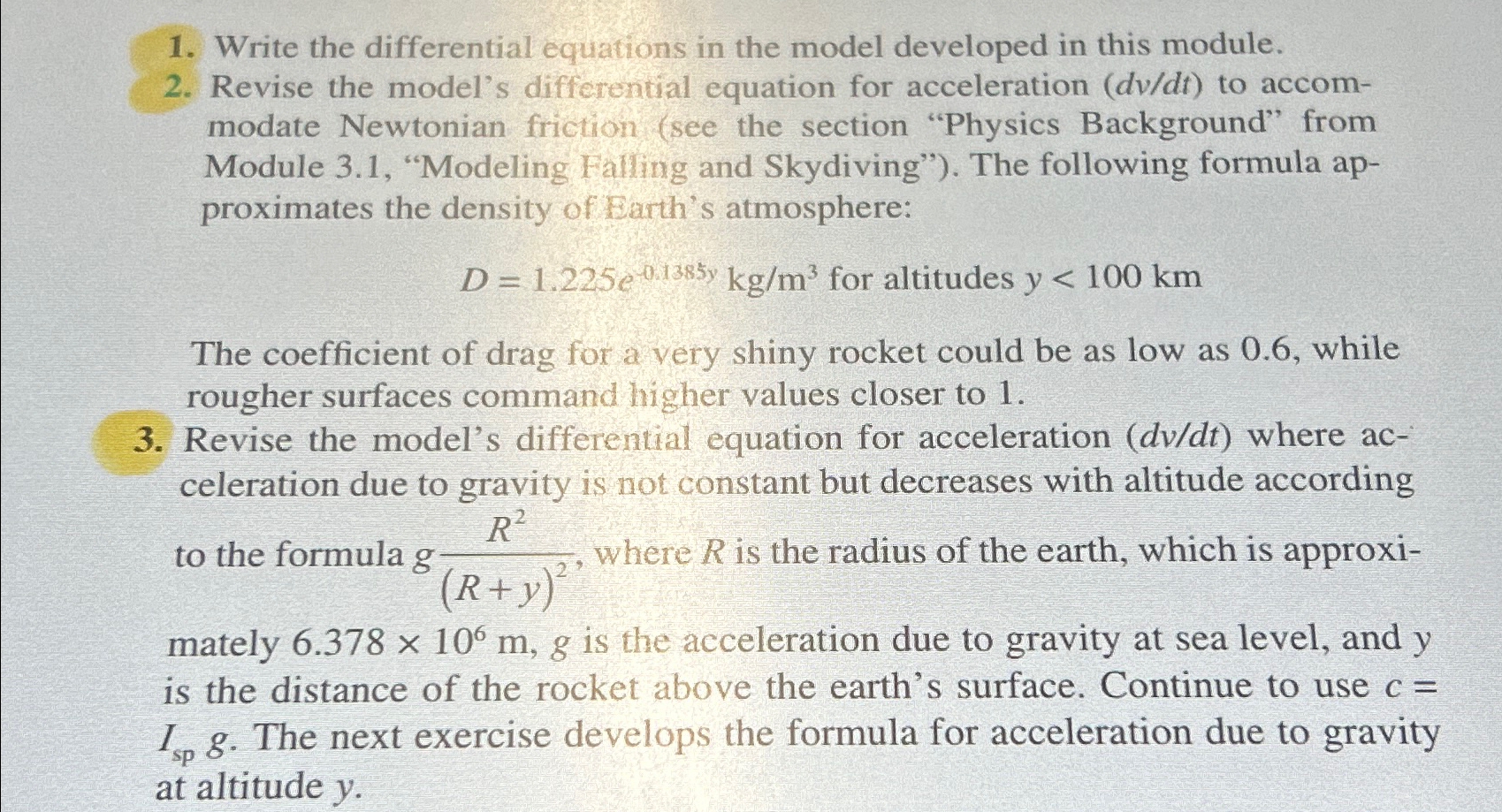 Solved Write the differential equations in the model | Chegg.com
