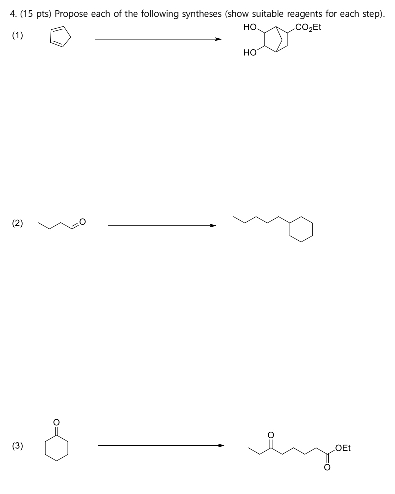 Solved Propose Each Of The Following Syntheses (show | Chegg.com