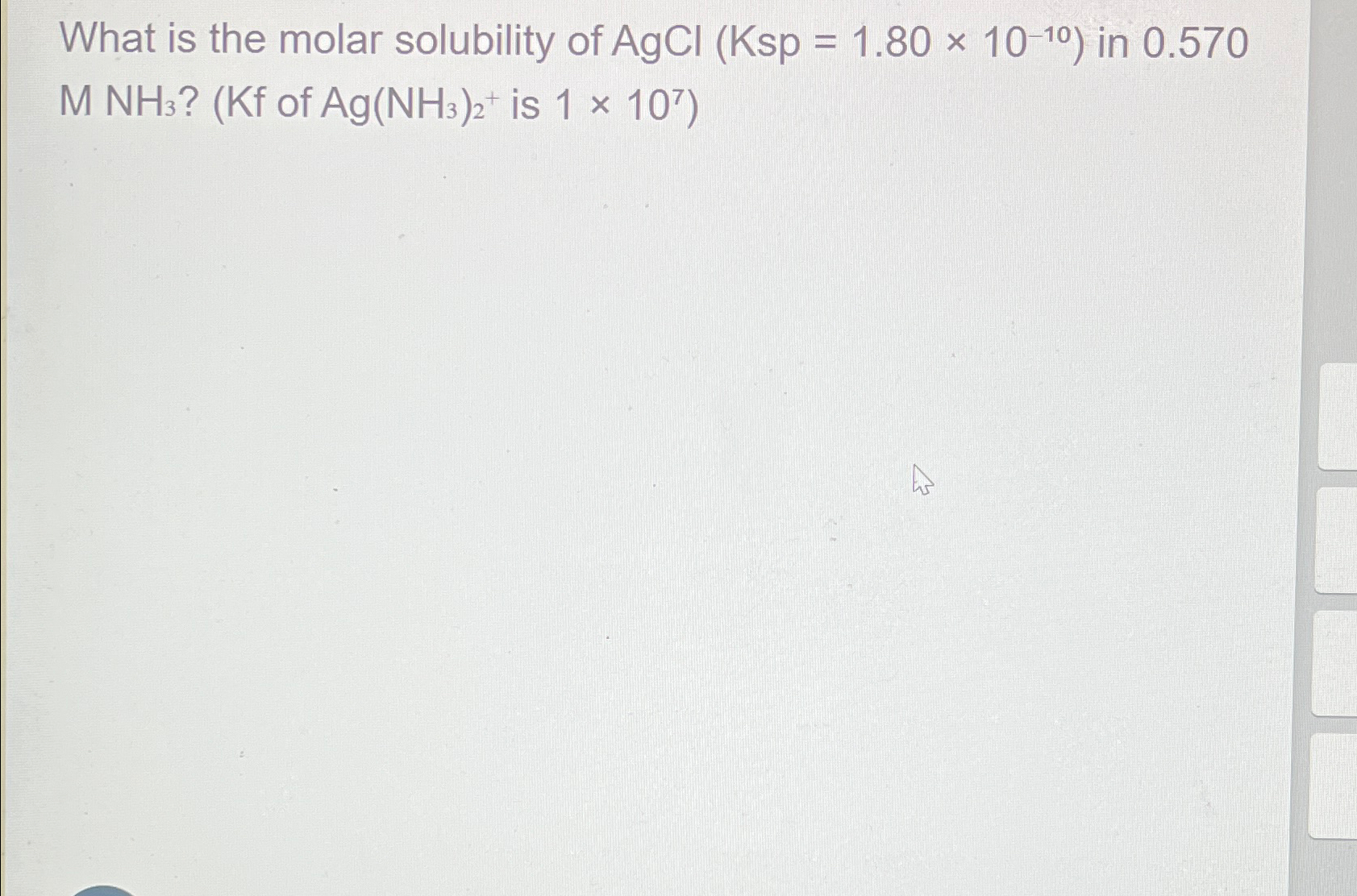 What is the molar solubility of | Chegg.com
