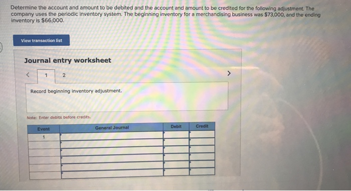 solved-determine-the-account-and-amount-to-be-debited-and-chegg