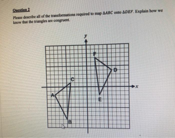 Solved Question 1 Please describe all of the transformations | Chegg.com