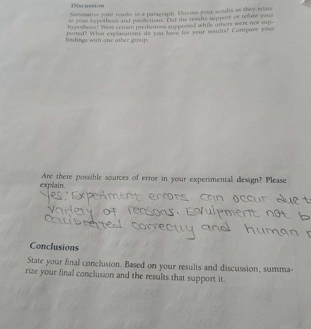 Solved EXERCISE 1 Observation of the Mealworm