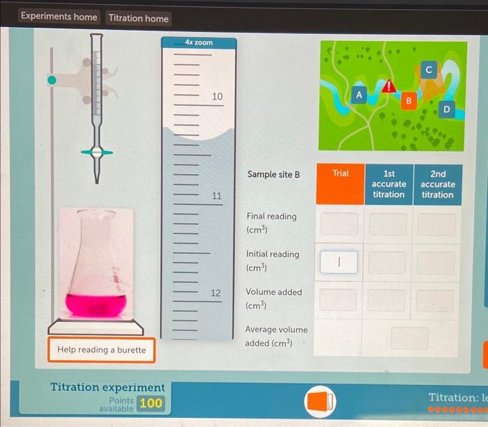 Solved Experiments home Titration home Titration experiment