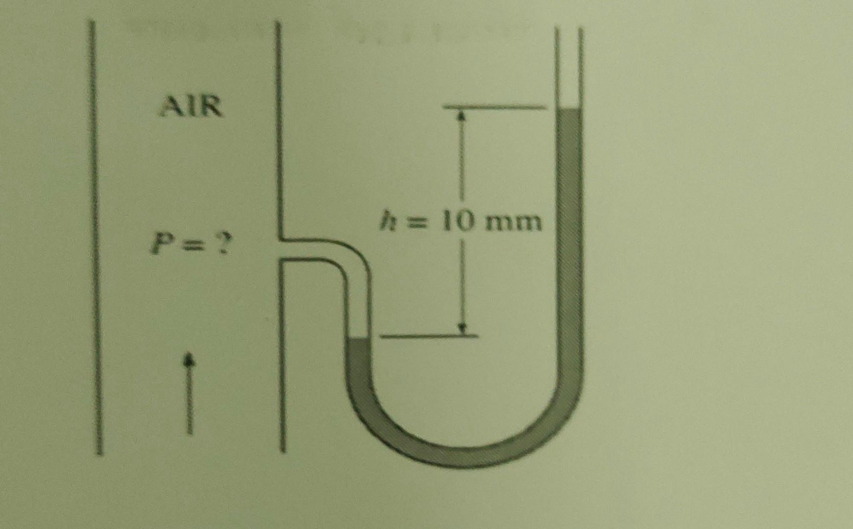 Solved Mercury Manometer (ρ=13,600 Kg/m3) Is Connected To An | Chegg.com