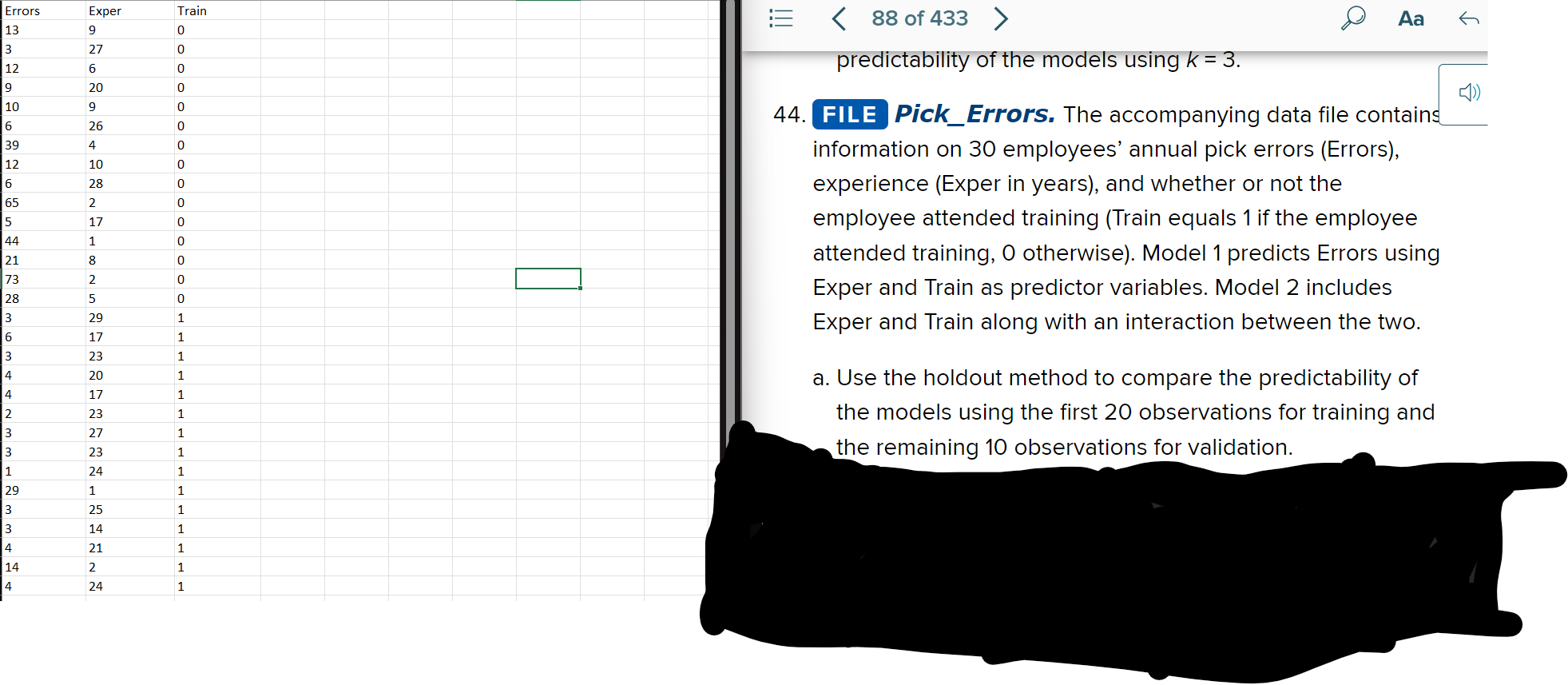 Solved FILE Pick_Errors. The accompanying data file | Chegg.com