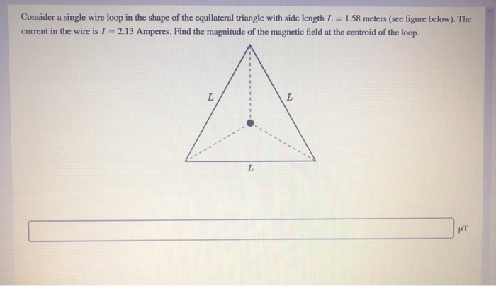 Solved Consider a single wire loop in the shape of the | Chegg.com