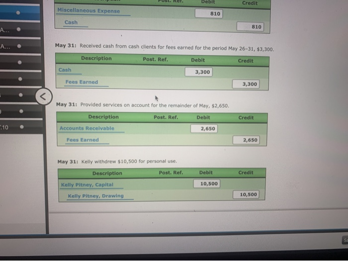 Solved Comprehensive Problem 1 Part 2 and Part 3: The | Chegg.com