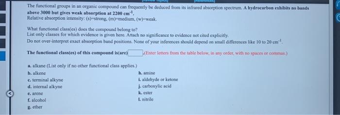 solved-the-functional-groups-in-an-organic-compound-can-chegg