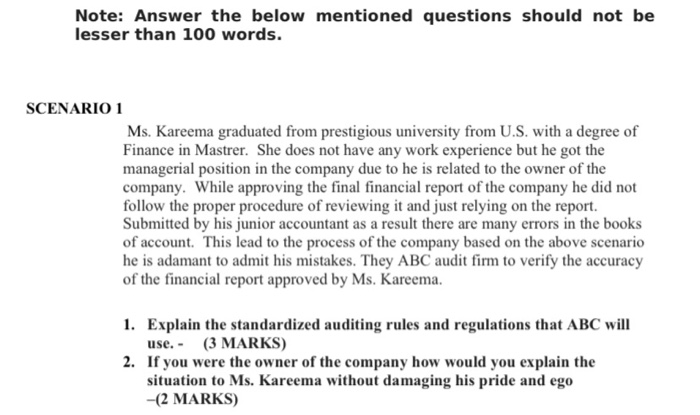 Solved Note: Answer the below mentioned questions should not | Chegg.com