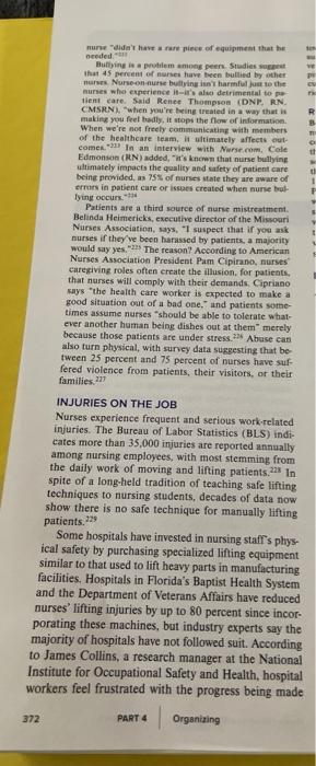 Solved Please read the Management In Action Case on p. 371 | Chegg.com