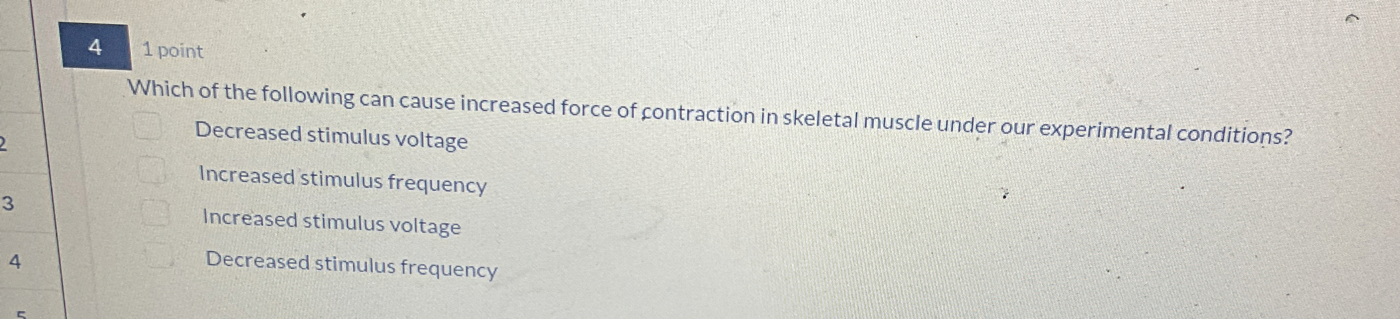 Solved Which of the following can cause increased force of | Chegg.com