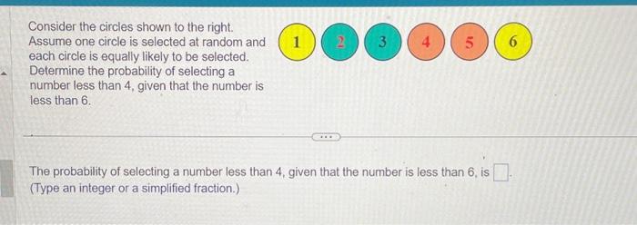 Solved Consider the circles shown to the right. Assume one | Chegg.com
