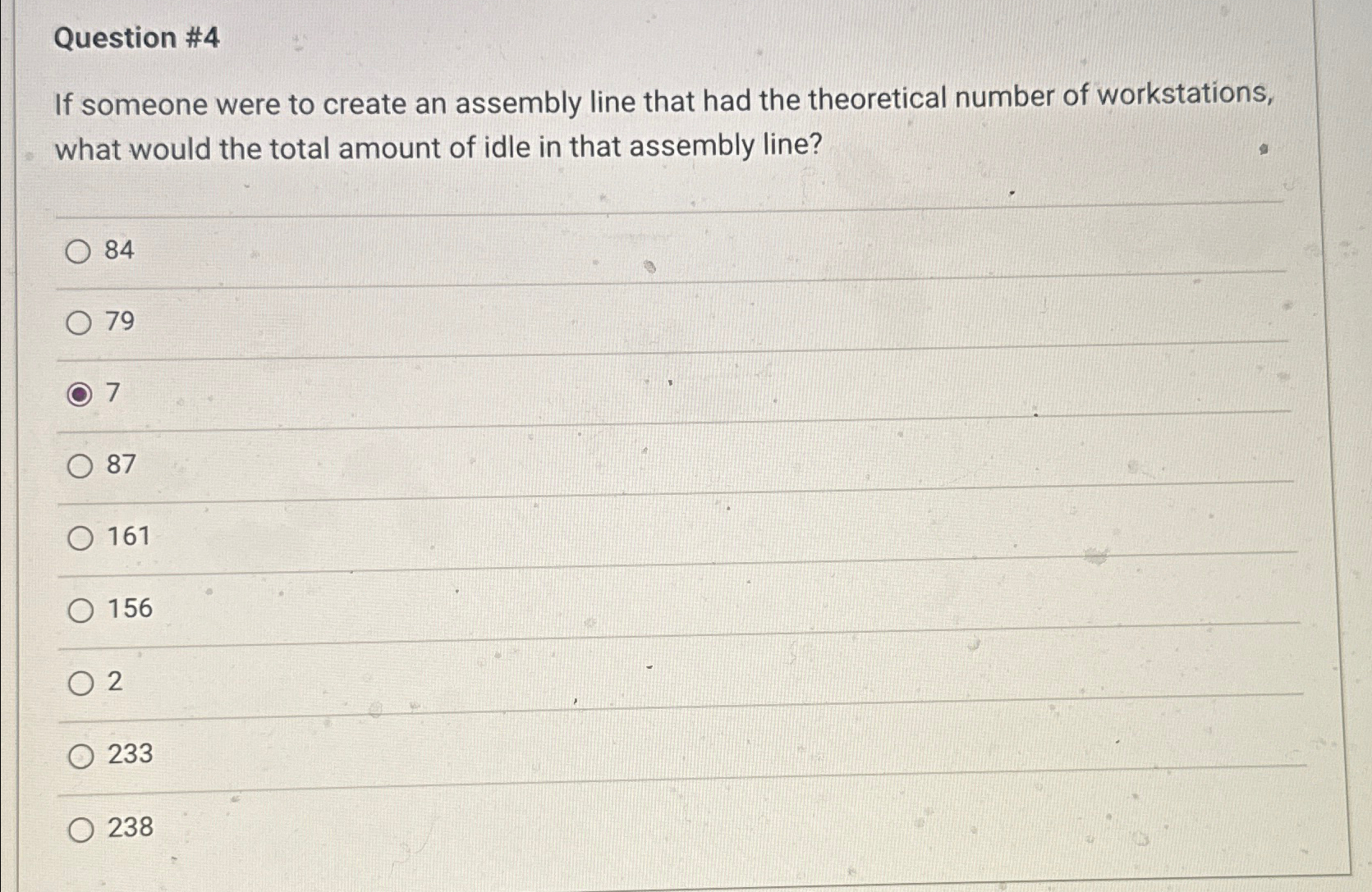 Solved Question #4If someone were to create an assembly line | Chegg.com