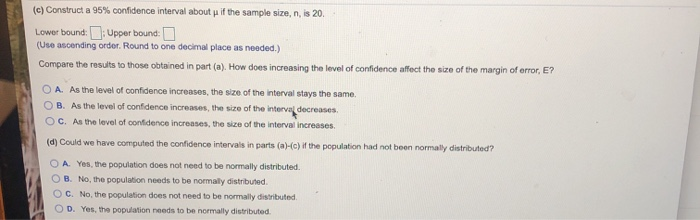 Solved A simple random sample of size n is drawn from a | Chegg.com