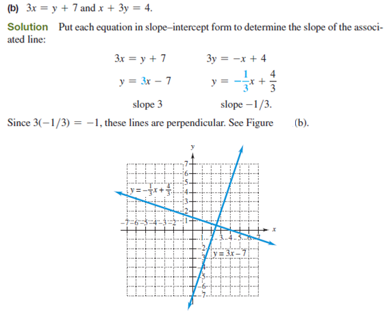 Solved: Determine whether each pair of lines is parallel, perpe ...