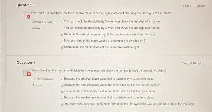 Solved Question 3 O out of 10 points a Answers: a. Why must | Chegg.com