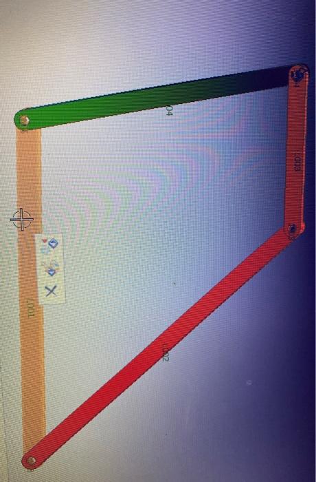 MATLAB CODE for this double rocker mechanism where | Chegg.com
