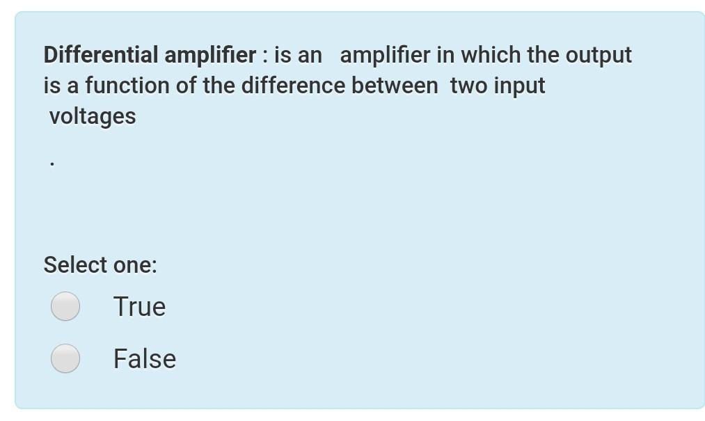 Solved The output of a class C amplifier is a replica of the | Chegg.com