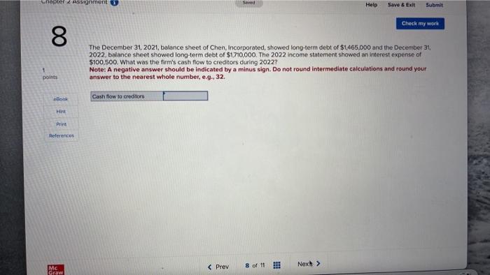 Solved The December 31 2021 Balance Sheet Of Chen Chegg