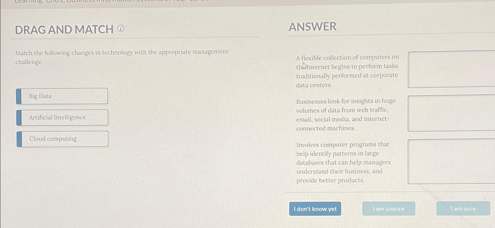 Solved DRAG AND MATCH (1)Match the following changes in | Chegg.com