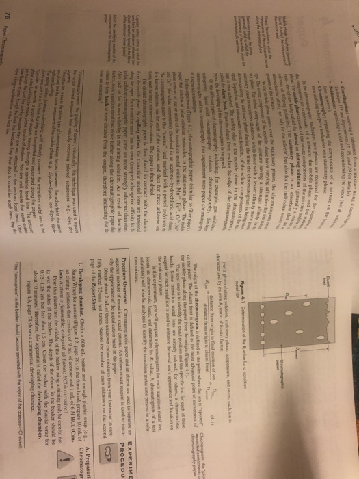 experiment 4 prelaboratory assignment paper chromatography