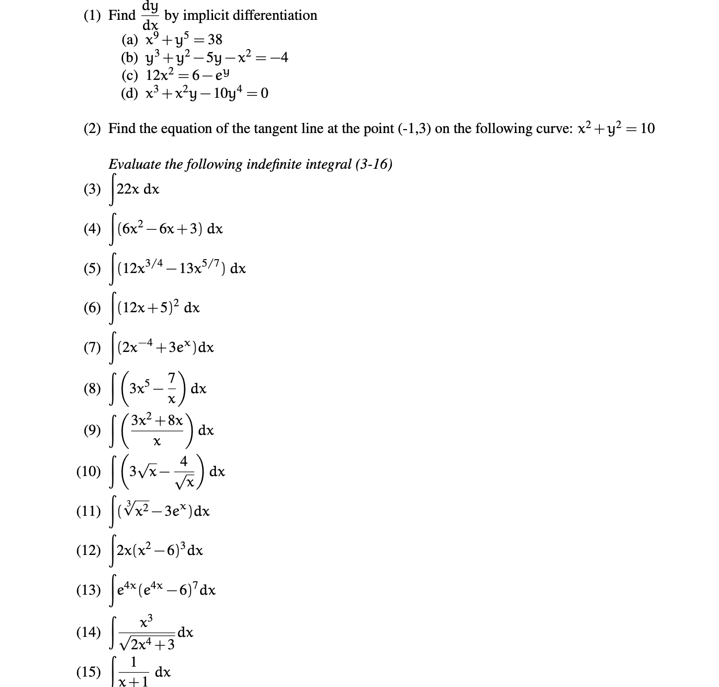 Solved 1 Find Dydx by Implicit Chegg Solved 1 find dydx by implicit chegg