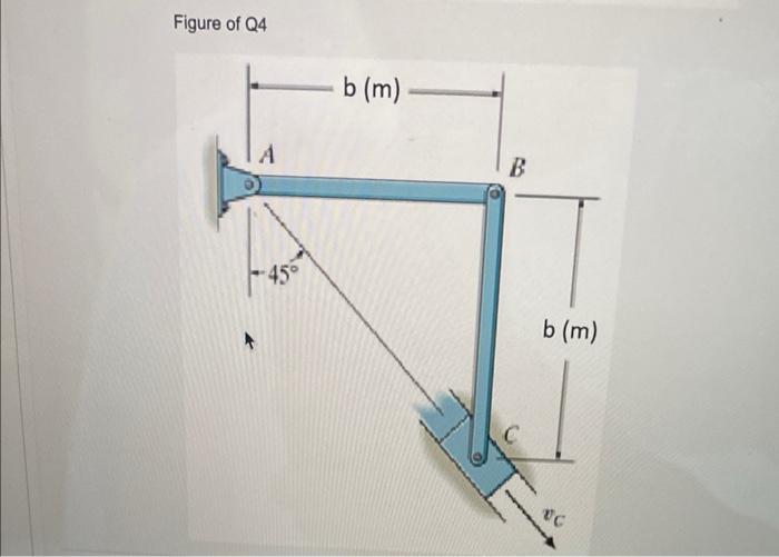 Solved The slider block C moves at 7 m/s down the inclined