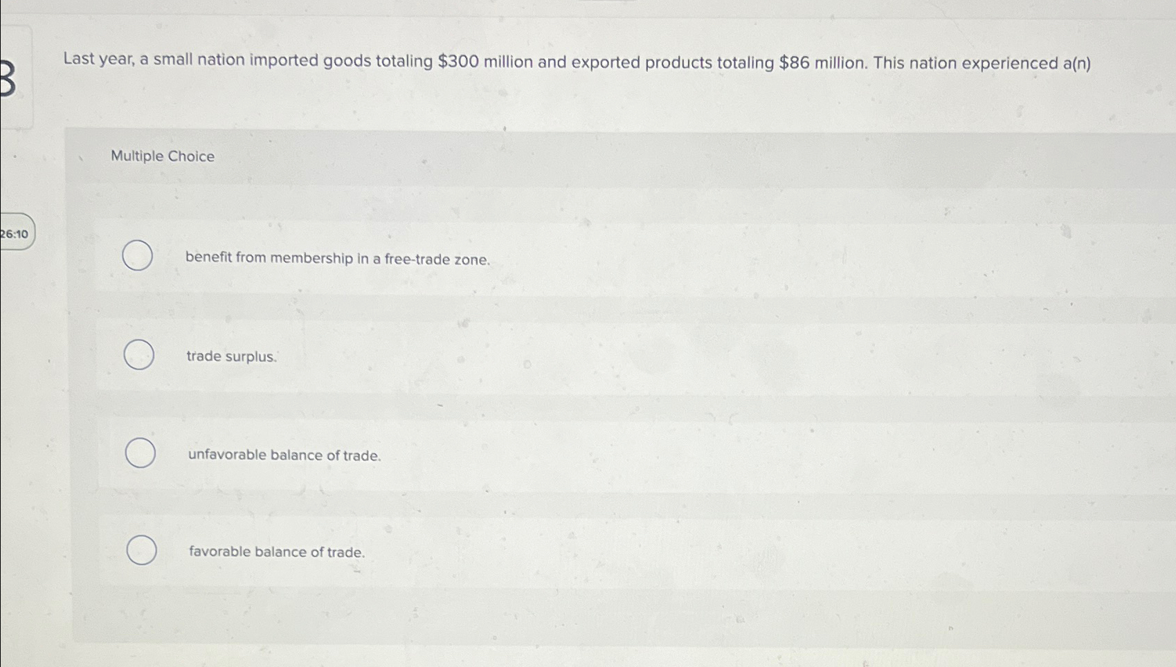 Solved Last year, a small nation imported goods totaling | Chegg.com