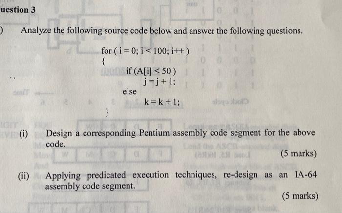 Solved (b) Consider A Program That Consists Of Four | Chegg.com