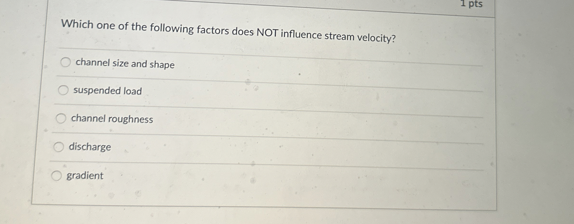 Solved Which one of the following factors does NOT influence | Chegg.com