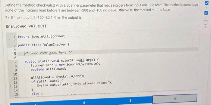 Solved in java!! please dont change lines 7-19 only whats | Chegg.com
