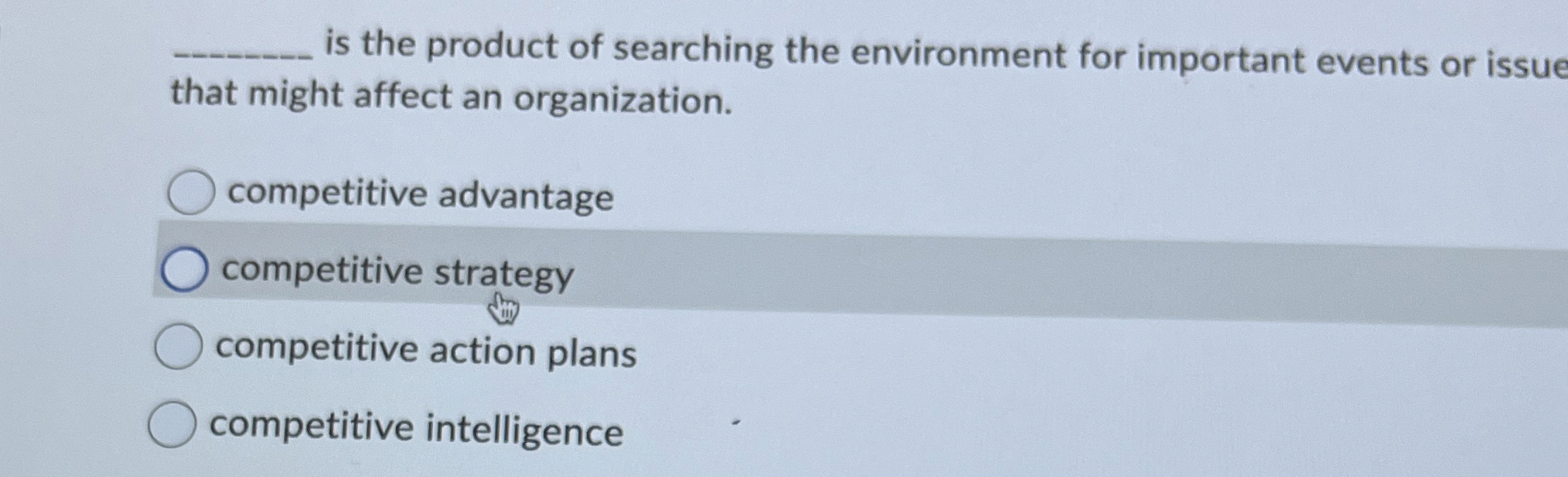 Solved is the product of searching the environment for | Chegg.com