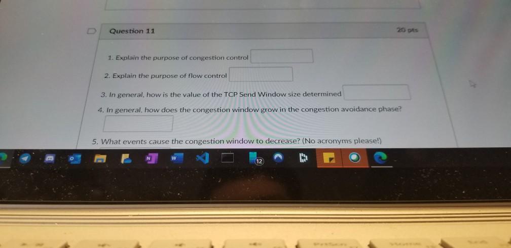 Solved 25 20 Congestion Window Size (Segments) 1 2 3 4 5 6 7 | Chegg.com