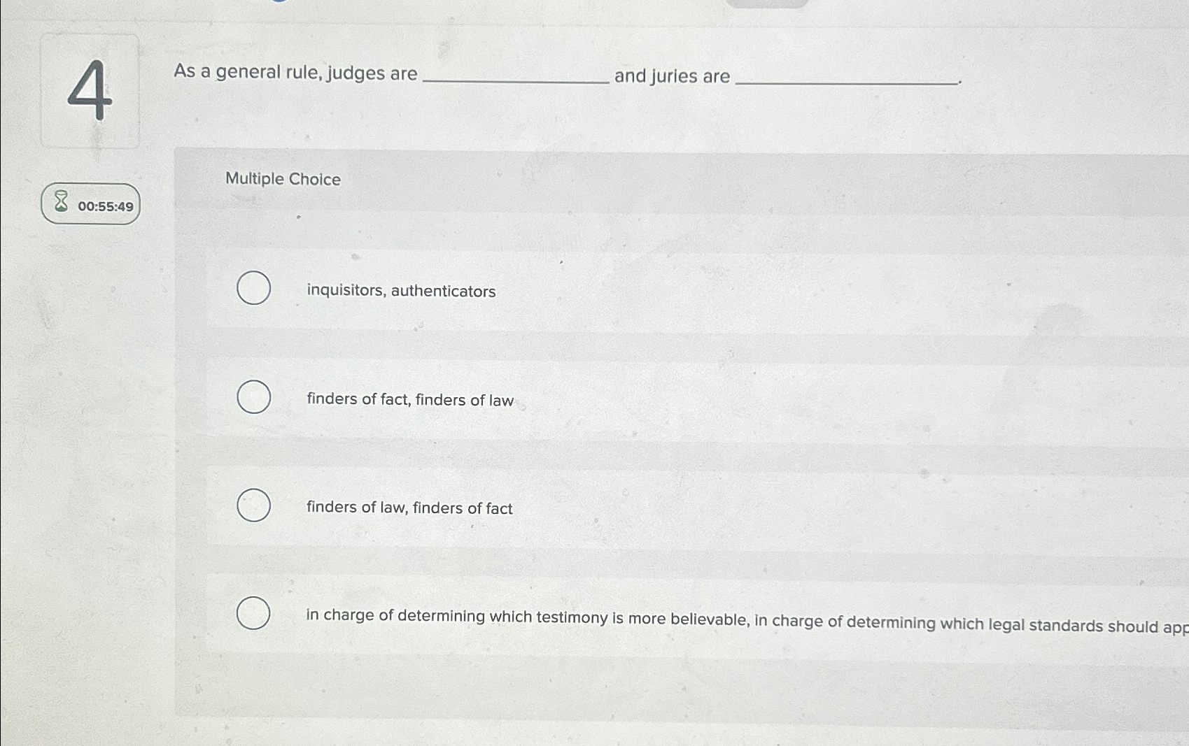 Solved 1 ﻿As a general rule, judges are and juries | Chegg.com