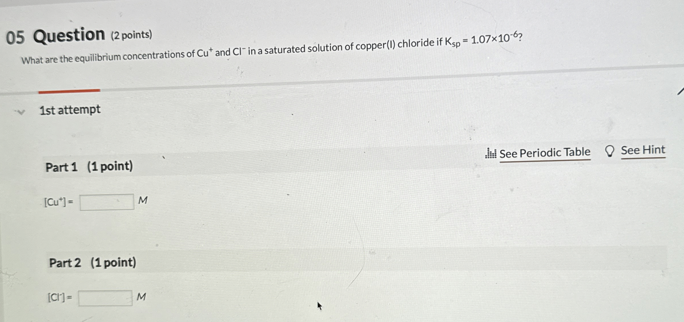 Solved 05 ﻿Question (2 ﻿points)What are the equilibrium | Chegg.com
