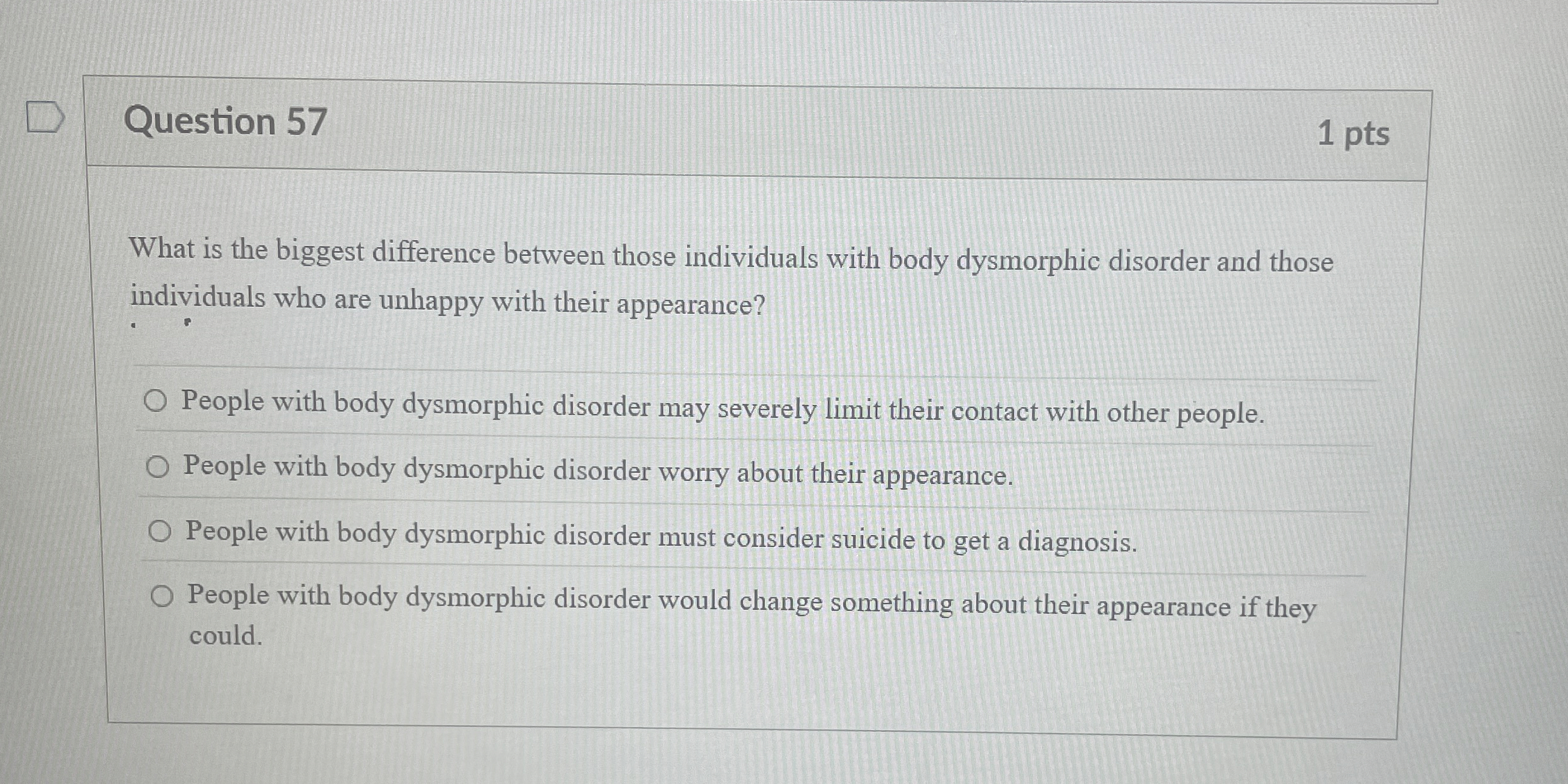Solved Question 57What is the biggest difference between