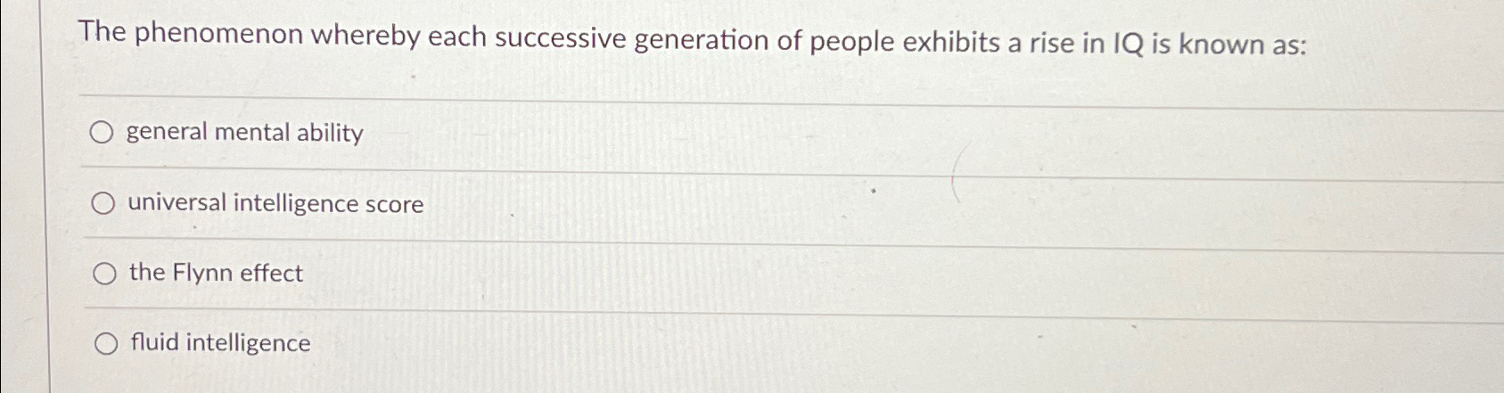 Solved The Phenomenon Whereby Each Successive Generation Of | Chegg.com