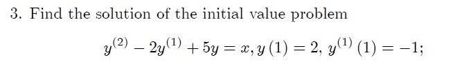 Solved Find the solution of the initial value problem | Chegg.com