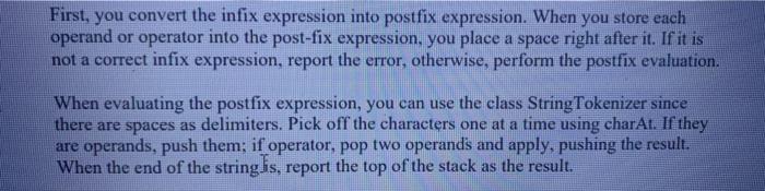 Solved Consider simple infix expressions that consist of | Chegg.com