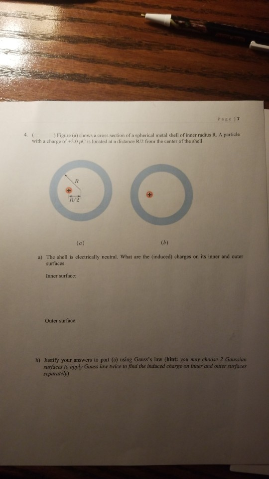 Solved Page 17 Figure (a) shows a cross section of a | Chegg.com