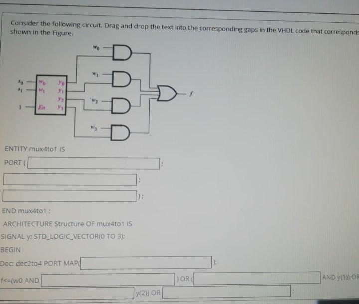 Solved Consider the following circuit. Drag and drop the | Chegg.com