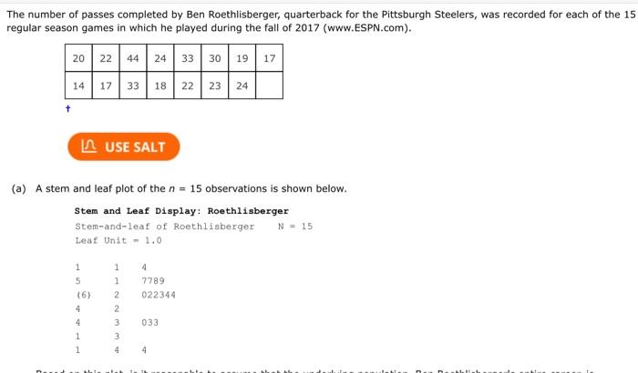 Inside The Numbers - Ben Roethlisberger I Pittsburgh Steelers 