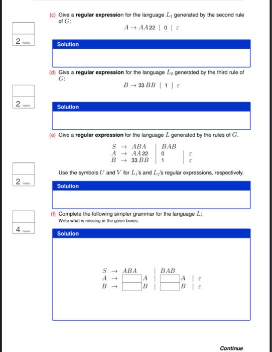 Solved Consider the following context free grammar G with | Chegg.com