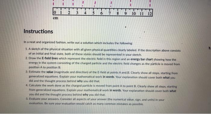 Solved The figure below shows a region of space with an | Chegg.com