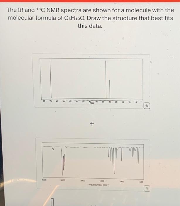 Solved The IR and 13C NMR spectra are shown for a molecule | Chegg.com