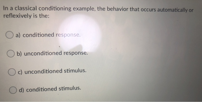 Solved Which of the following is NOT an element of classical | Chegg.com