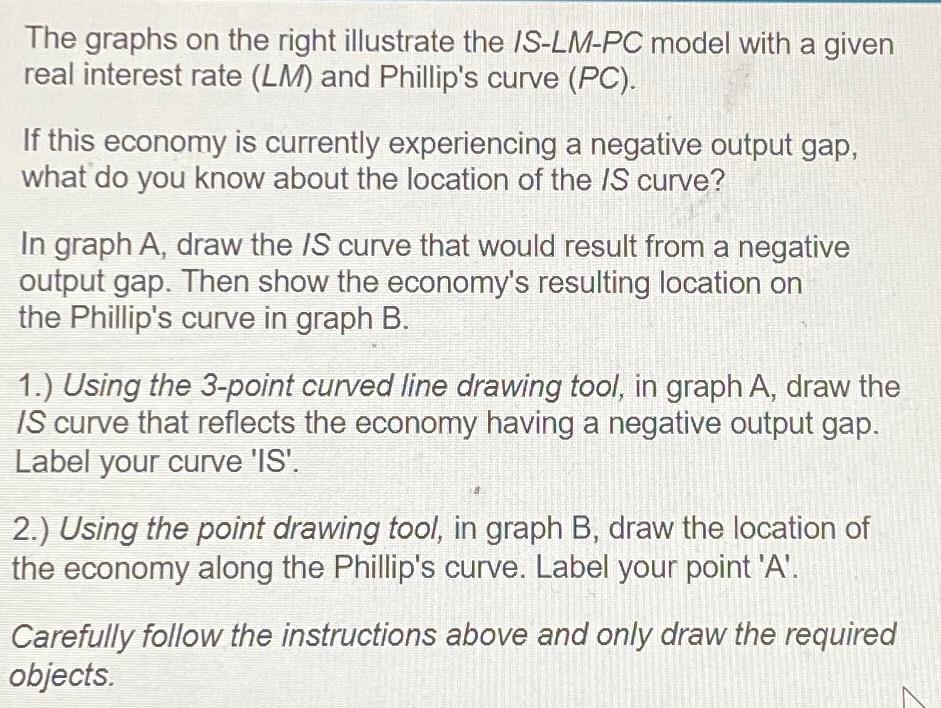 Solved The graphs on the right illustrate the IS-LM-PC model | Chegg.com
