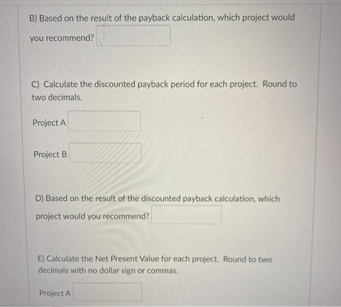 Solved Two mutually exclusive projects are under | Chegg.com