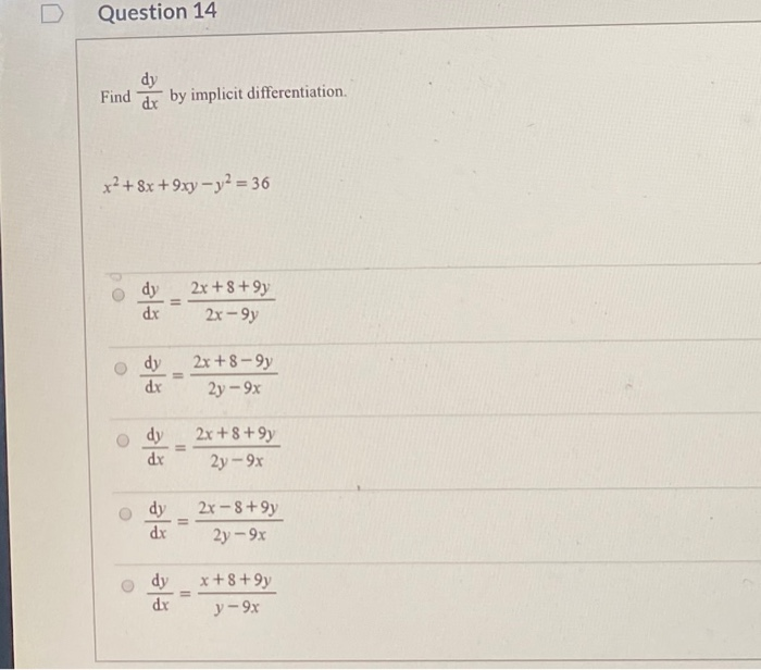 find the derivative of the function y x sin 5 x