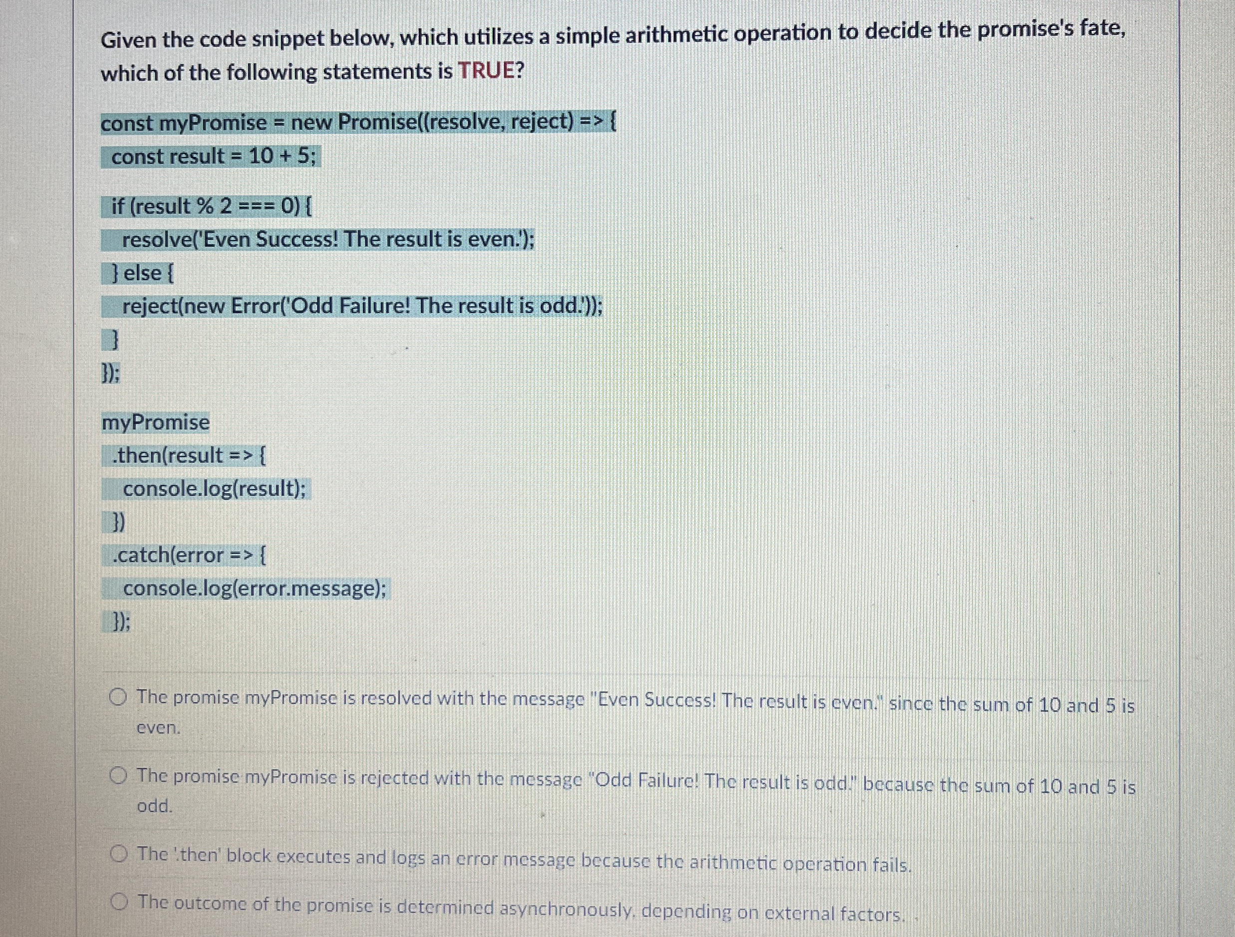 Solved Given the code snippet below, which utilizes a simple | Chegg.com